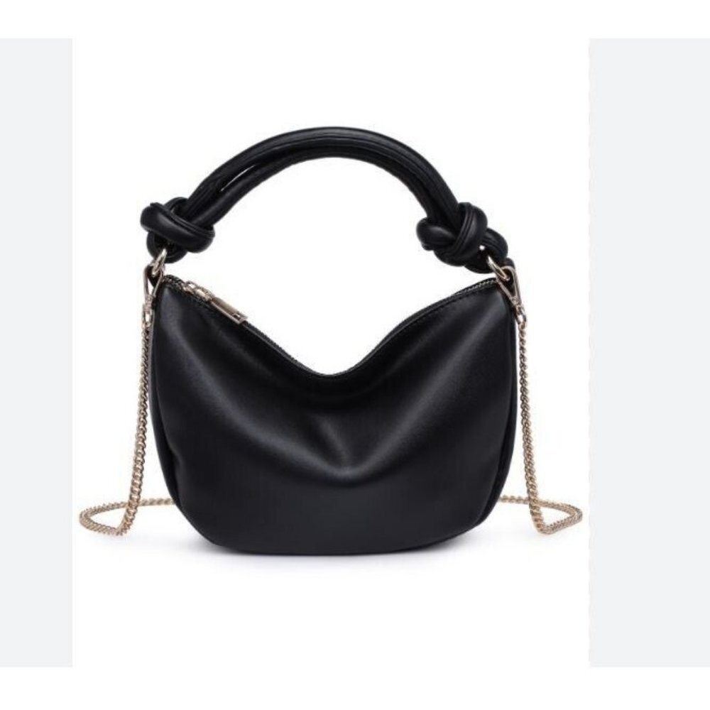 Urban Expressions Cassandra Faux-leather Chain Link Top Handle Shoulder bag